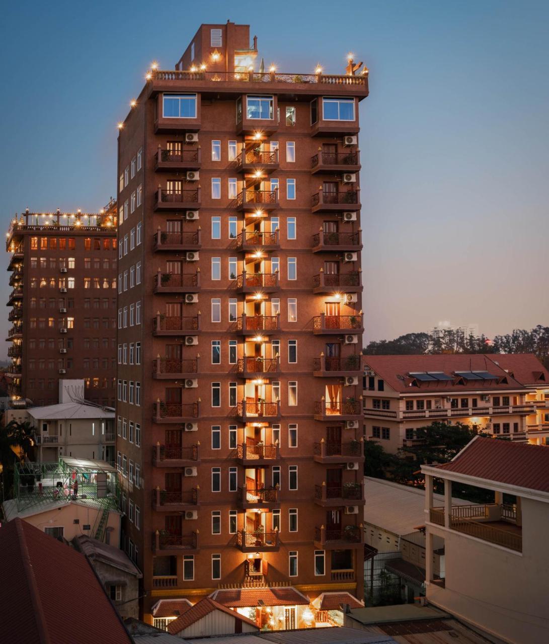 Okay Palace Hotel Phnompen Kültér fotó